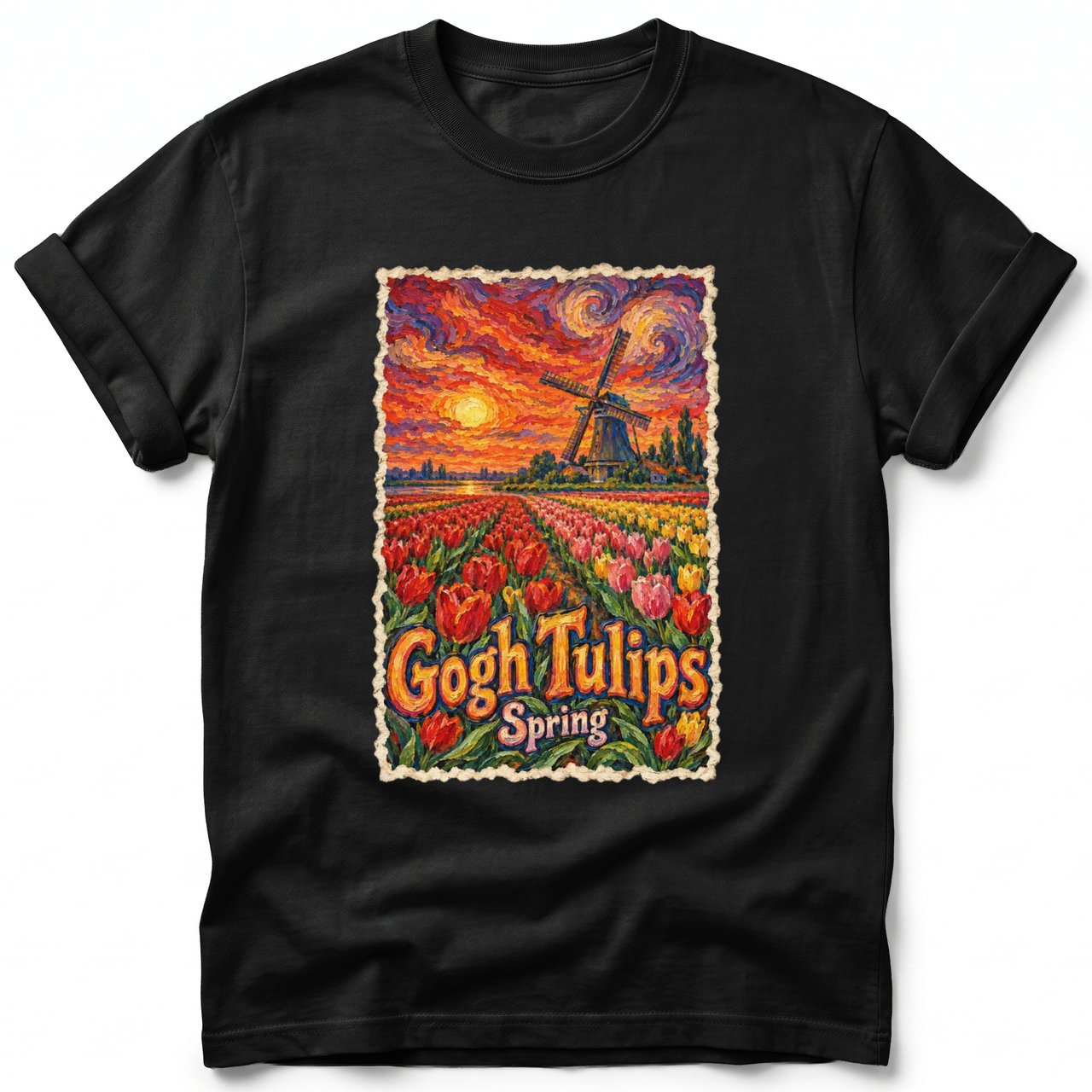 Gogh Tulips ~ Comfort Colors Premium Tee