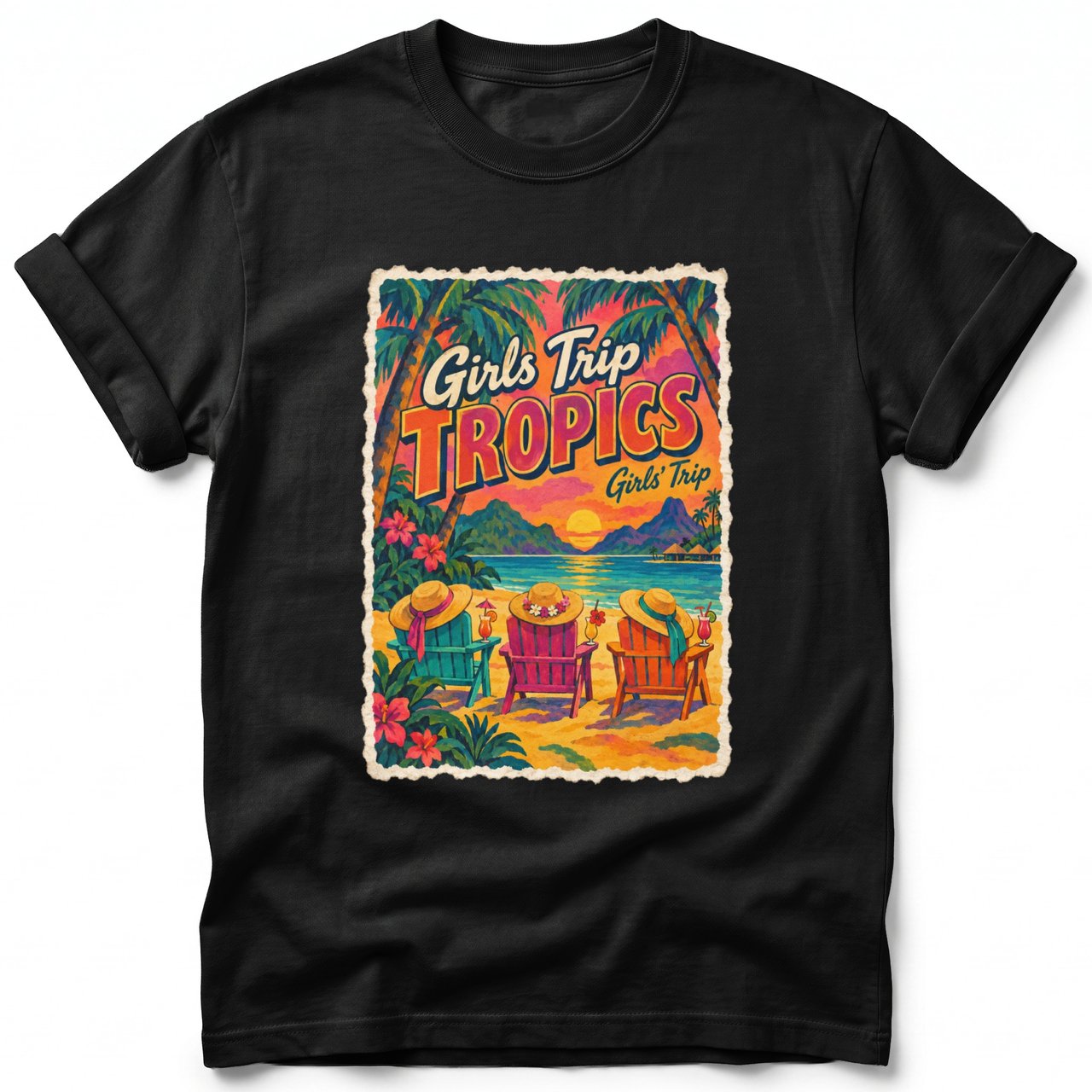 Girls Trip Tropics ~ Comfort Colors Premium Tee