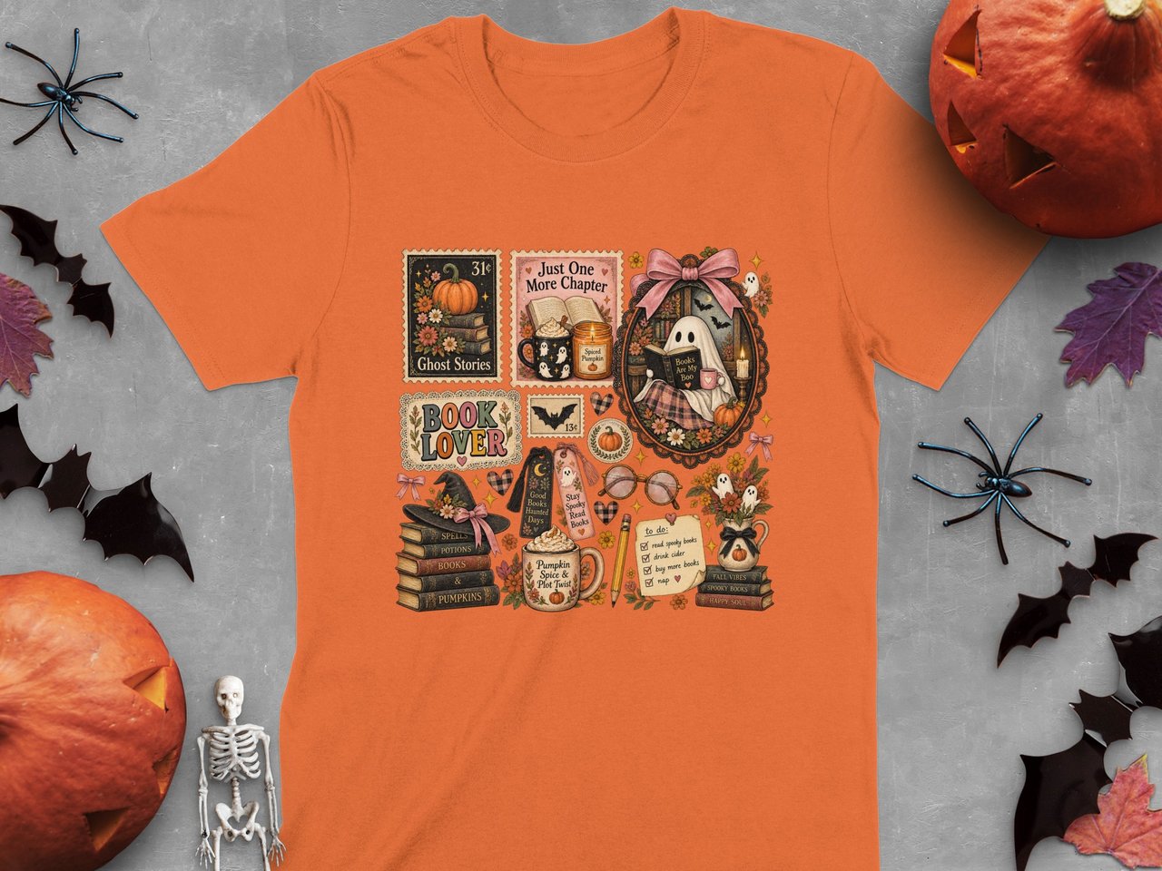 Spooky Book Lover Tee