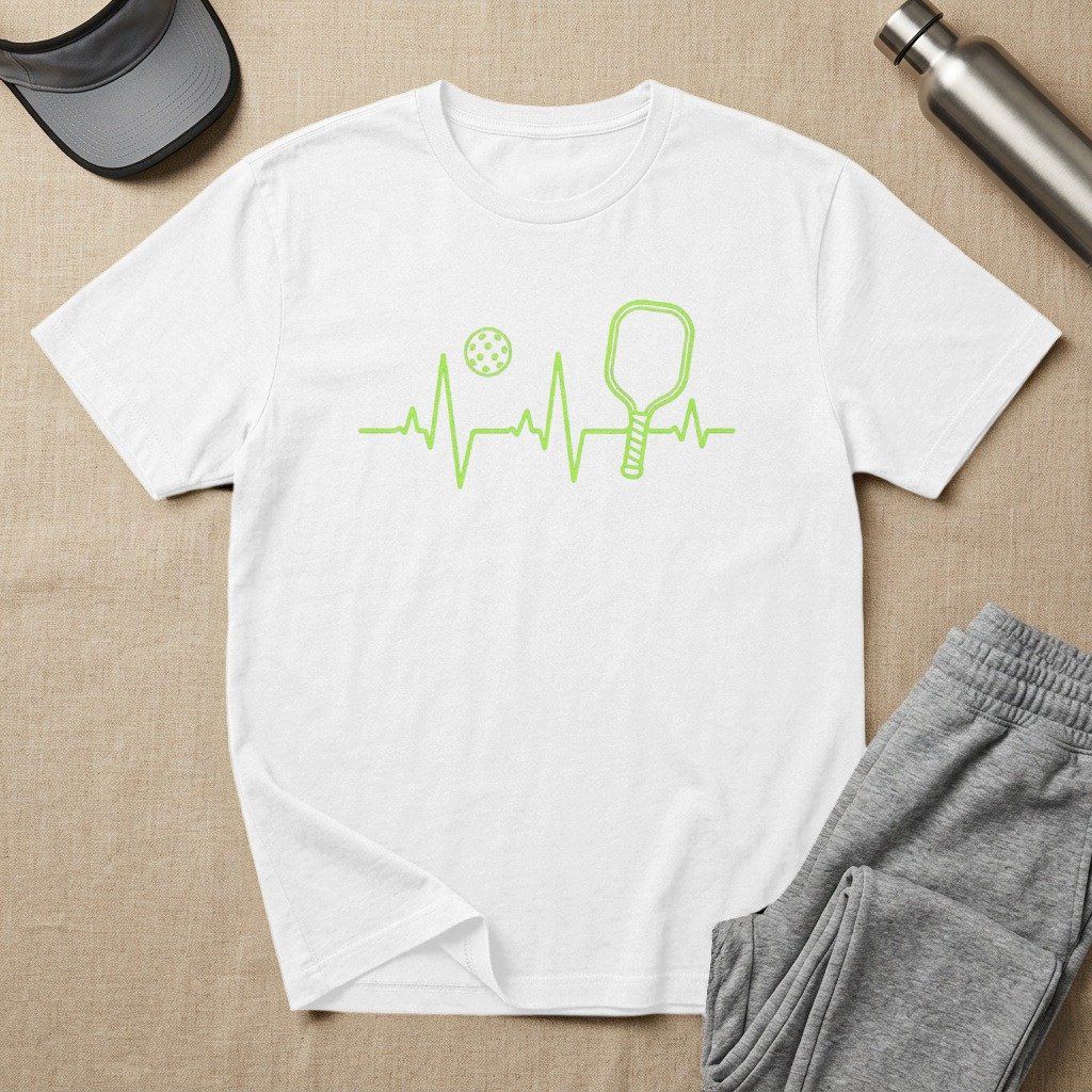 Pickleball Heartbeat Tee