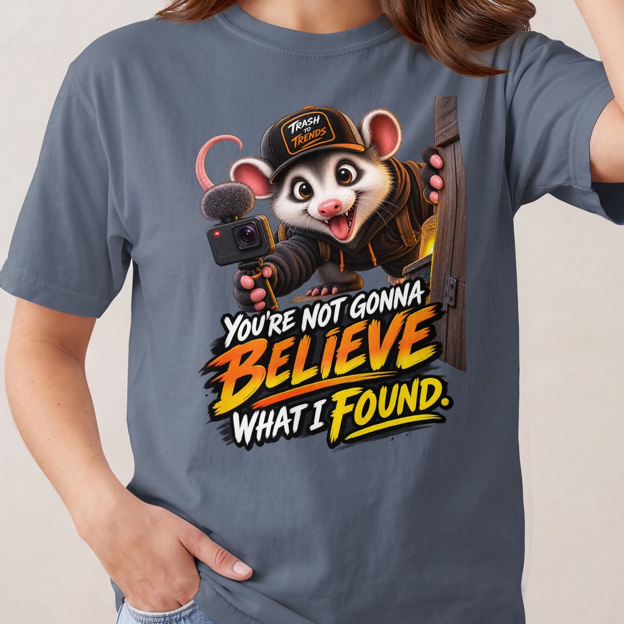 Believe What I Found Parker the Possum Tee