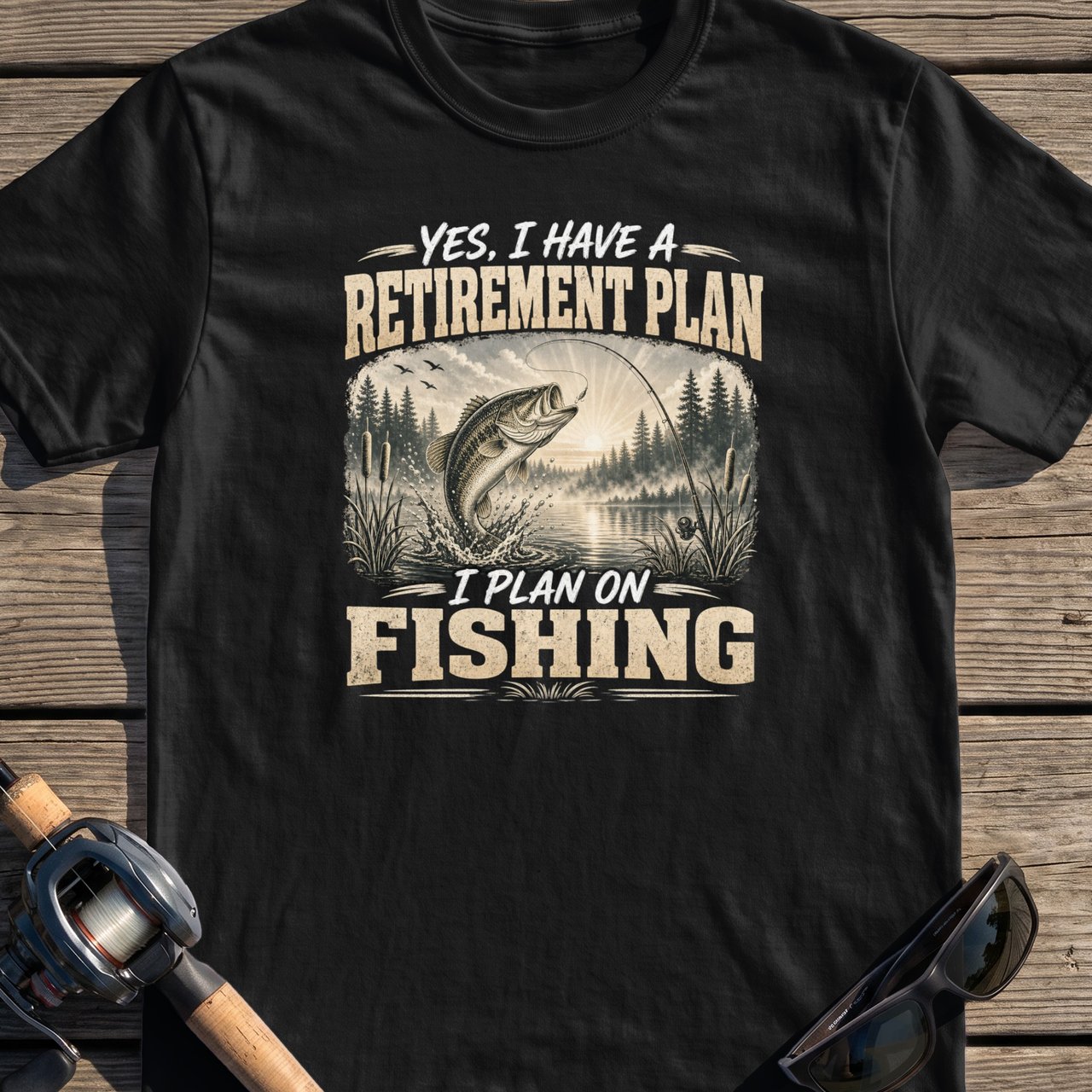 My Retirement Plan Is Fishing T-Shirt