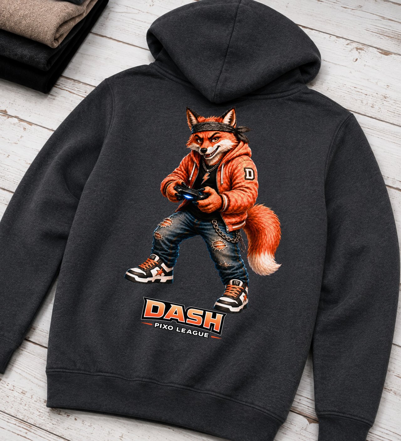 Fox Gamer Hoodie for Boys, Kids Gaming Hoodie, Teen Gamer Gift, Video Game Sweatshirt, Cool Gaming Clothes