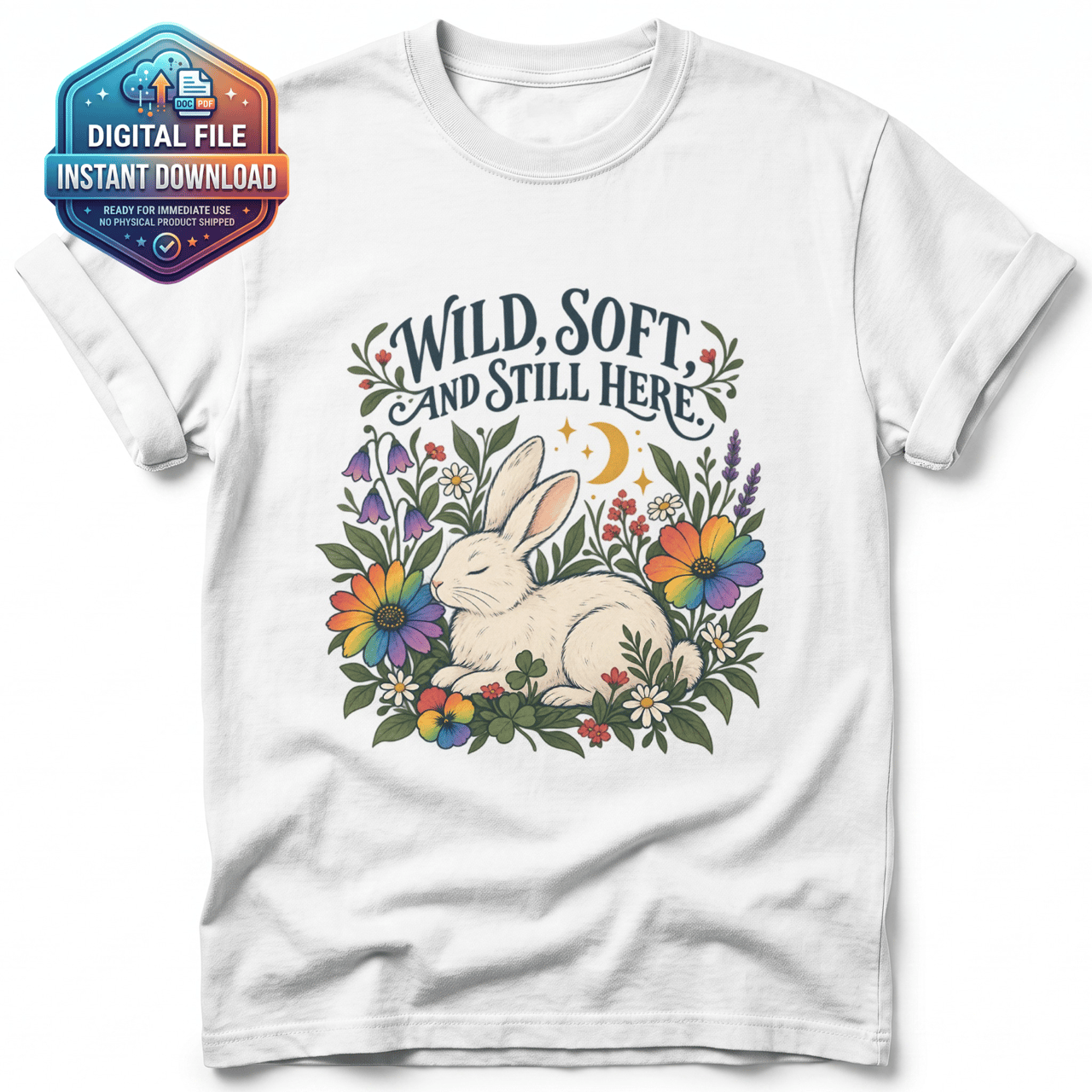 Wild Soft And Still Here Digital PNG