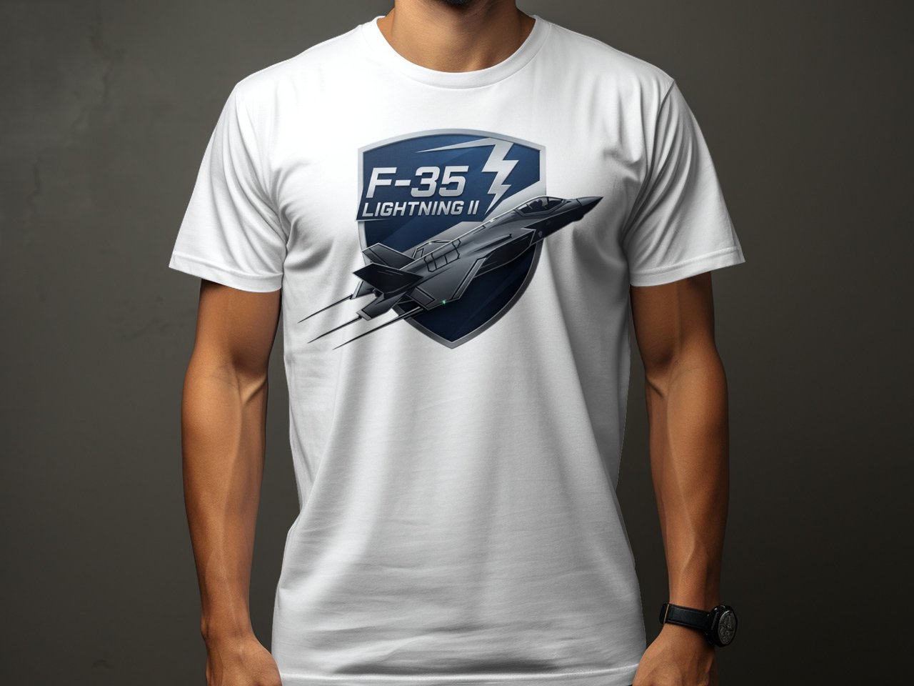 F35 Lightning II Fighter Jet T-Shirt, Military Aviation Stealth Graphic Tee, Air Force Pilot Squadron Shirt, Aviator Gift for Him