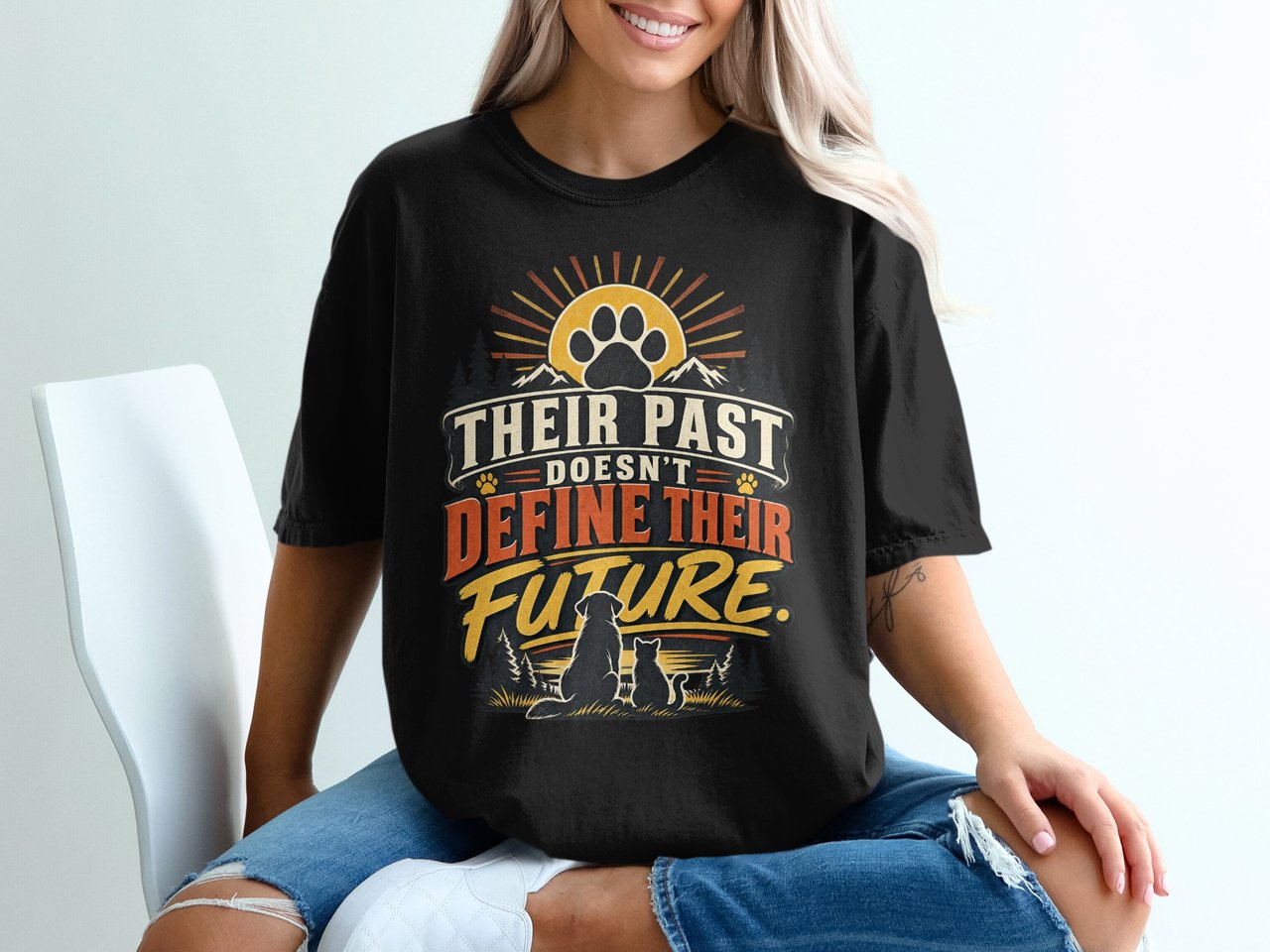 Their Past Doesnt Define Their Future Tee