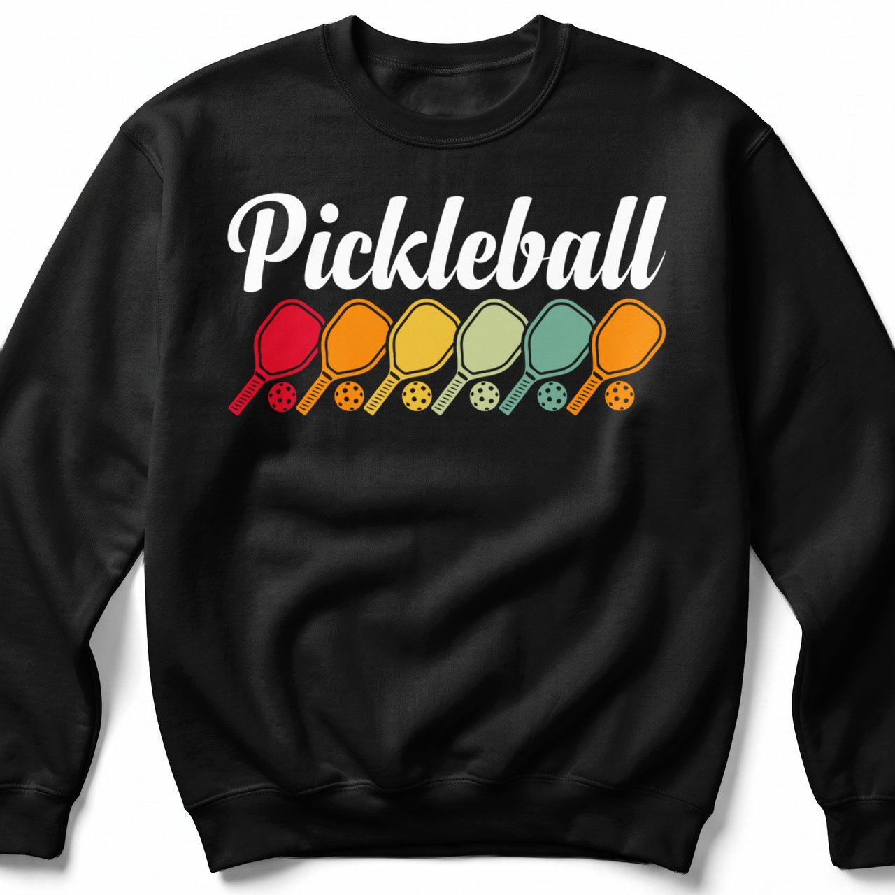 Pickleball Gildan Crewneck Sweatshirt, Pickleball, Court Warm Up