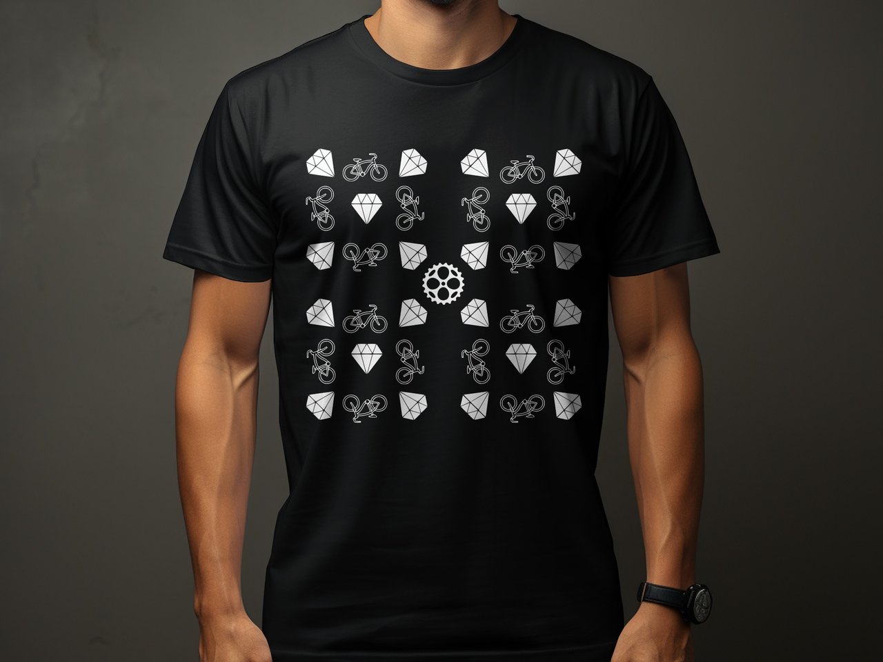 Bicycles and Diamonds | Bike Pattern Shirt