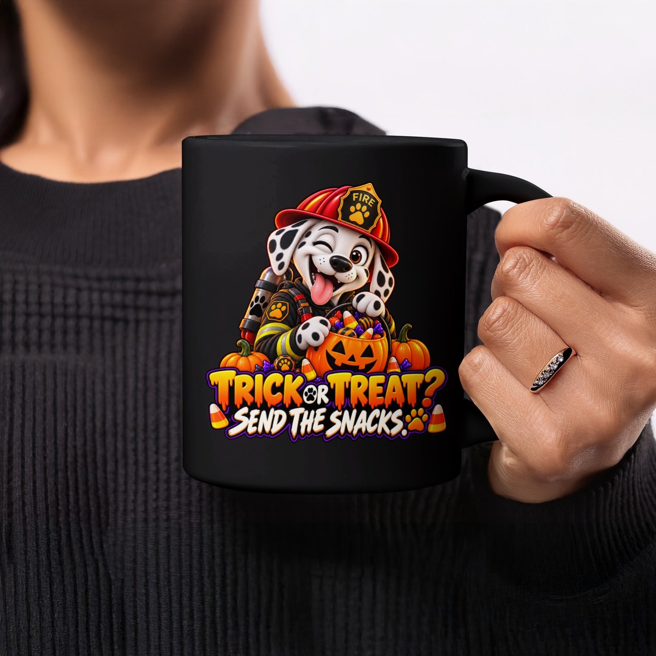 Trick Or Treat Send The Snacks Mug