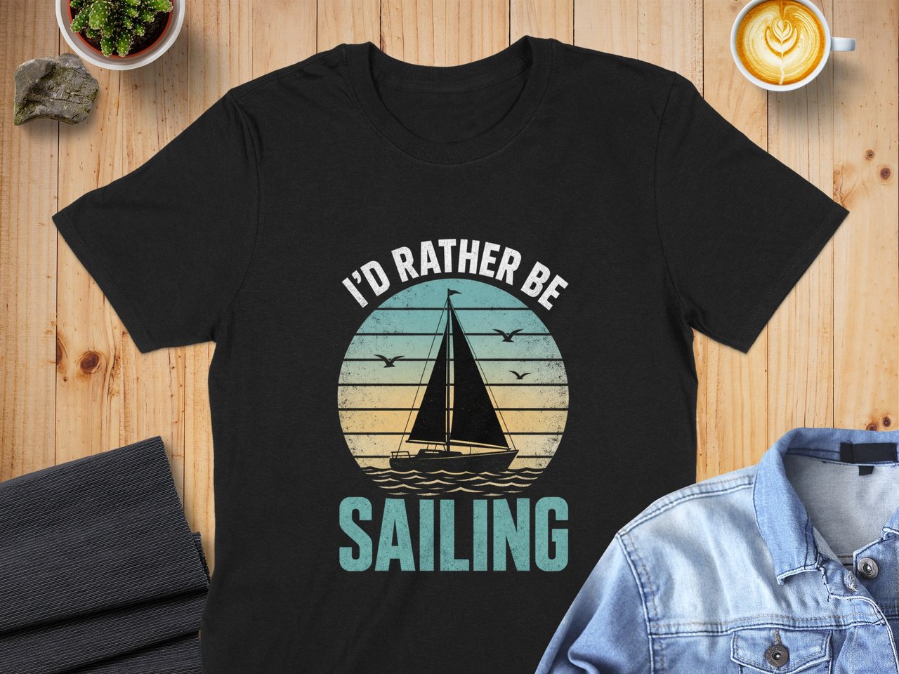 I'd Rather Be Sailing Tee
