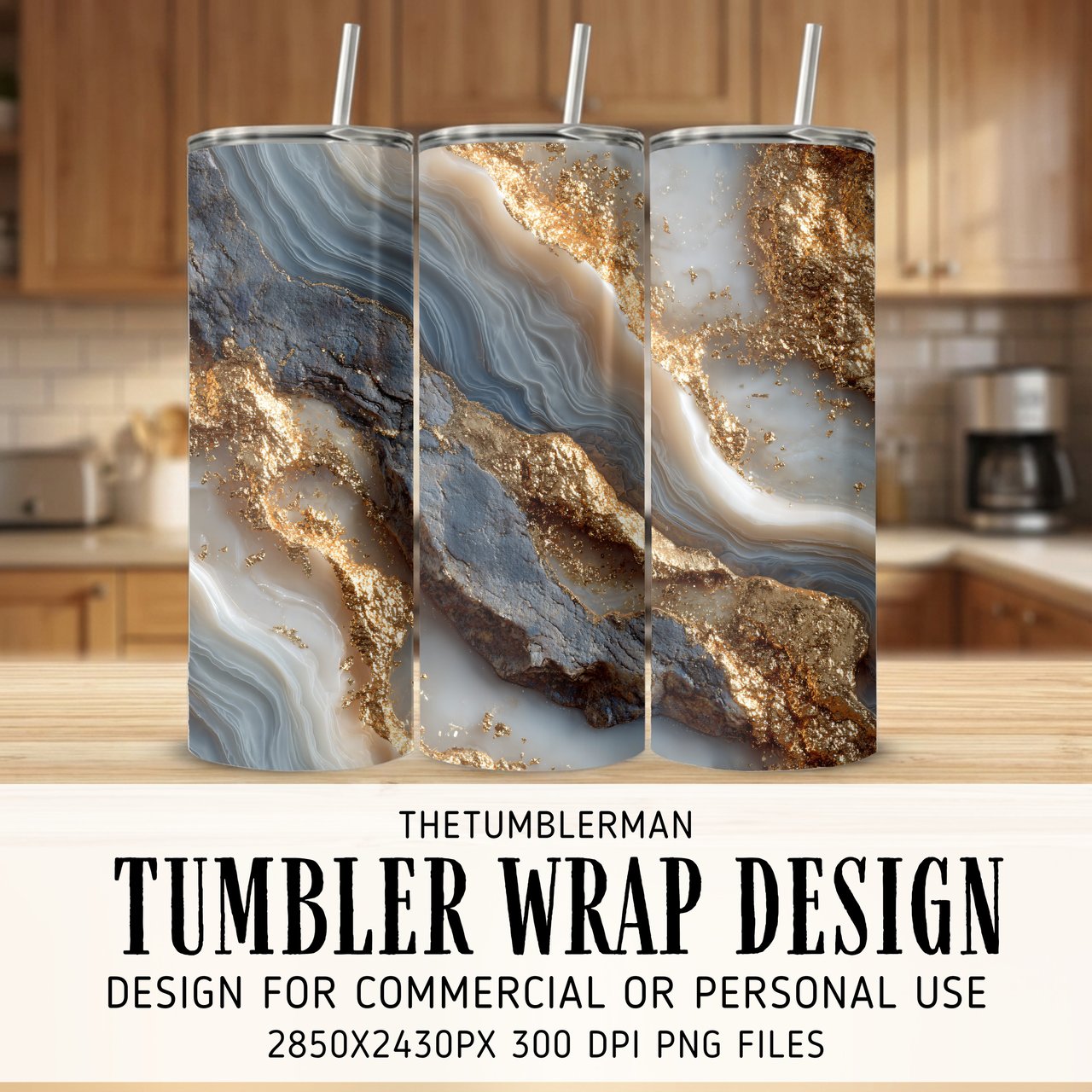 20 oz Skinny Tumbler Wrap Sublimation Design, Gold Marble Tumbler, Straight and Tapered Wrap png, Digital Download, Tumbler Design