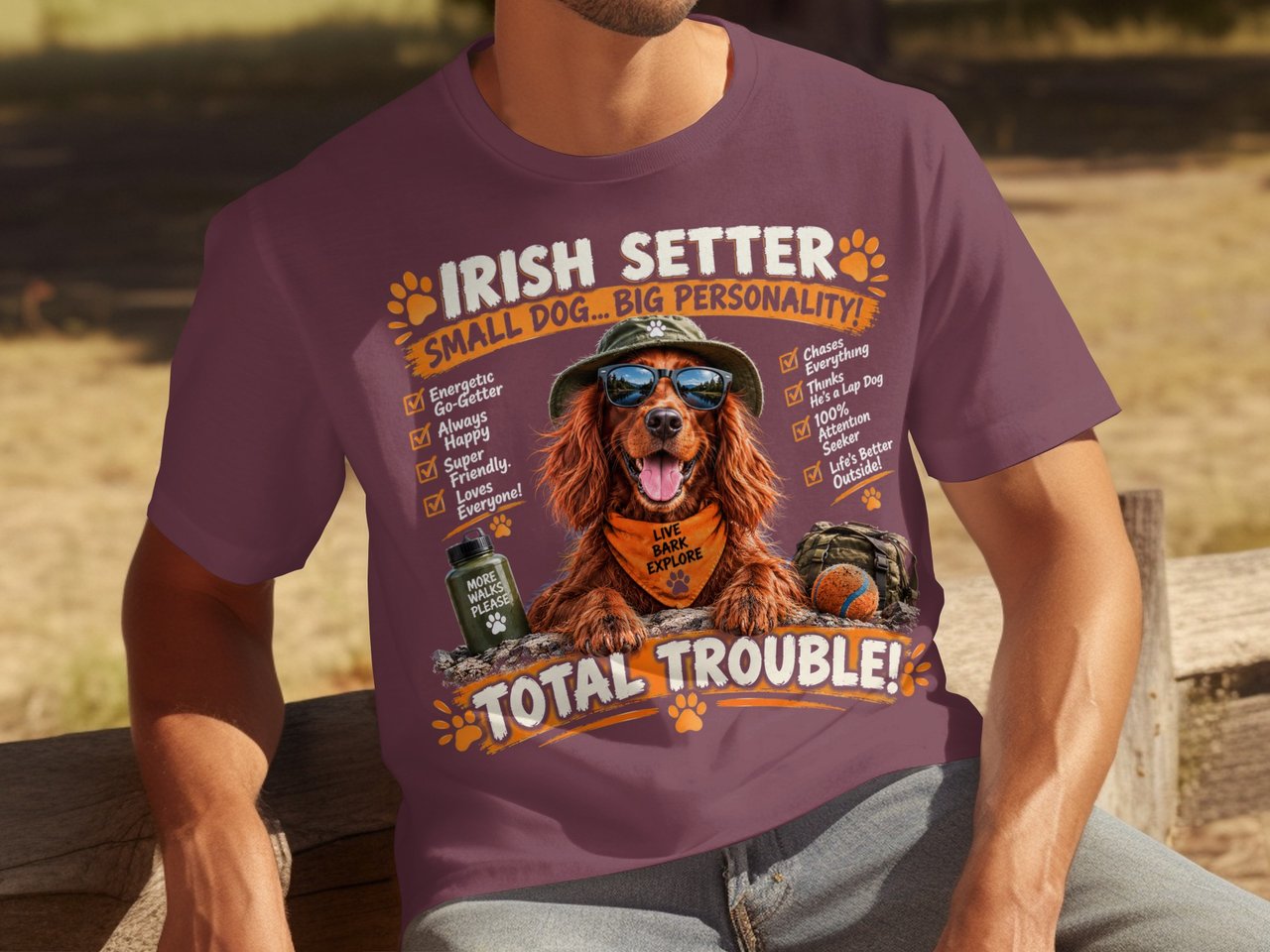Irish Setter Total Trouble Tee