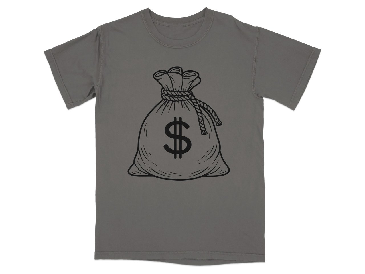 The Money Bag Graphic T-Shirt