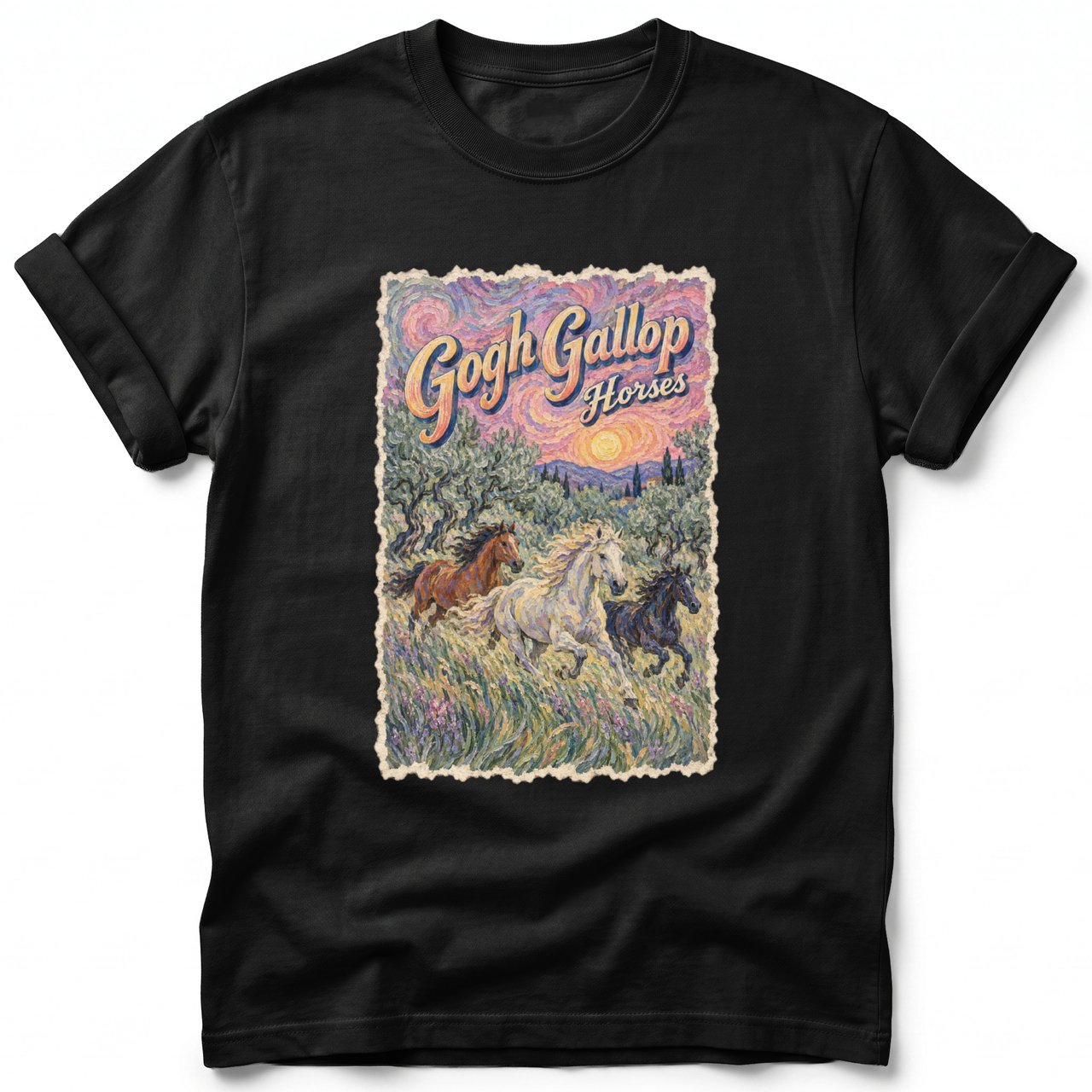 Gogh Gallop ~ Comfort Colors Premium Tee