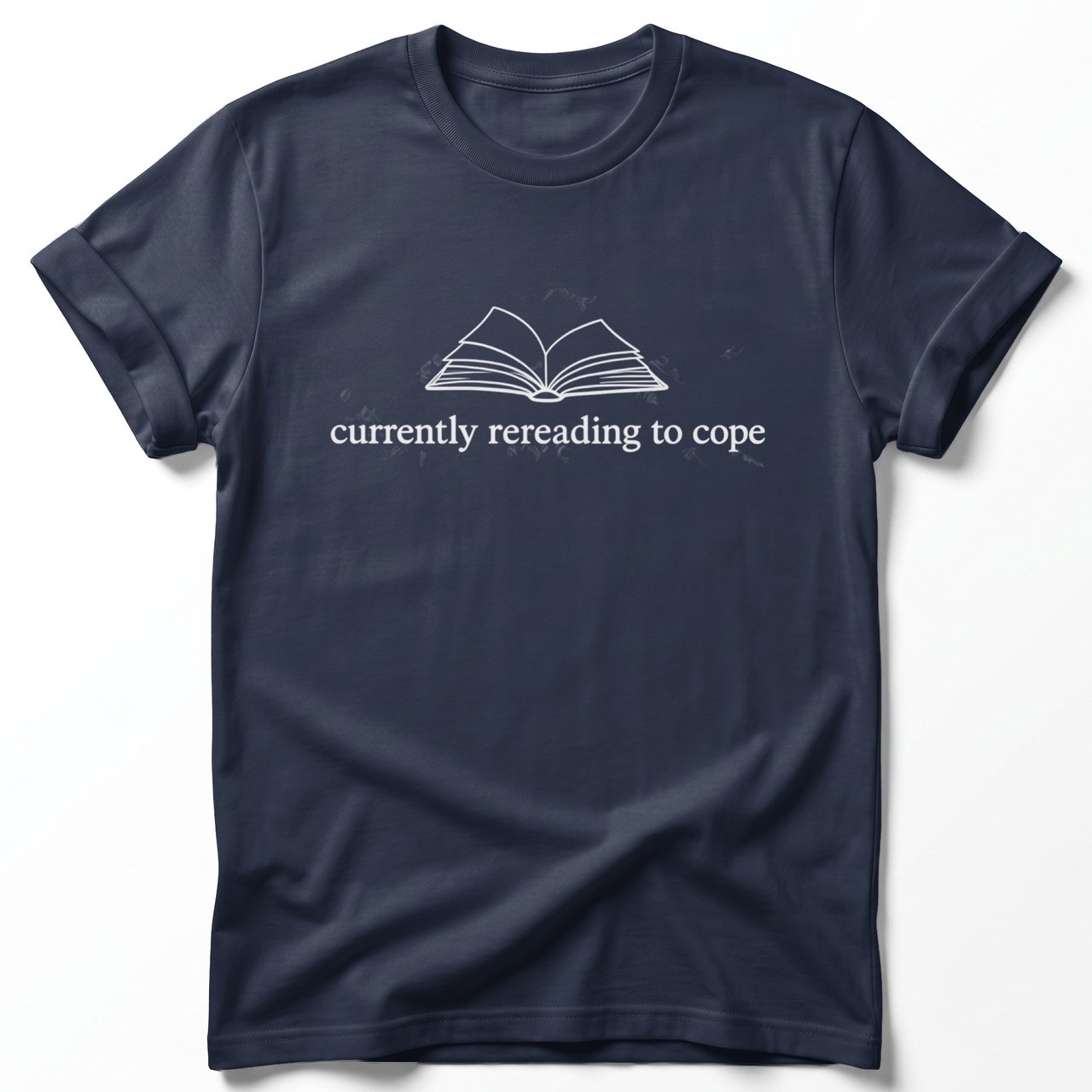Currently Rereading to Cope Tee