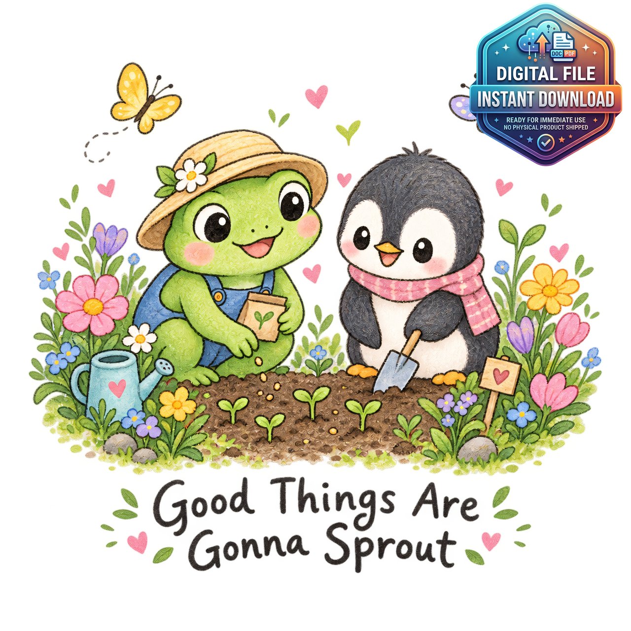 Good Things Are Gonna Sprout Clipart