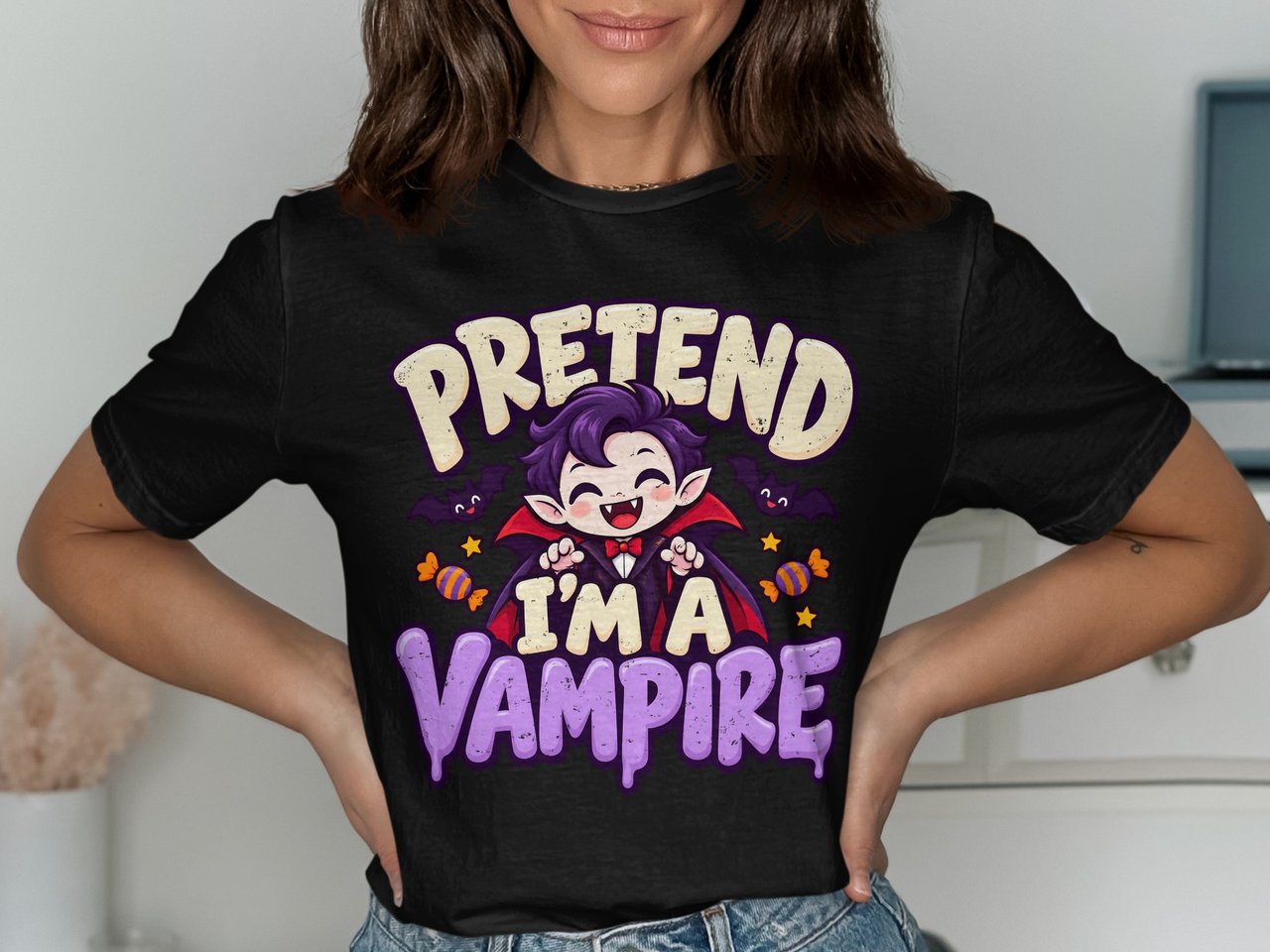Pretend I'm A Vampire Tee or Sweatshirt