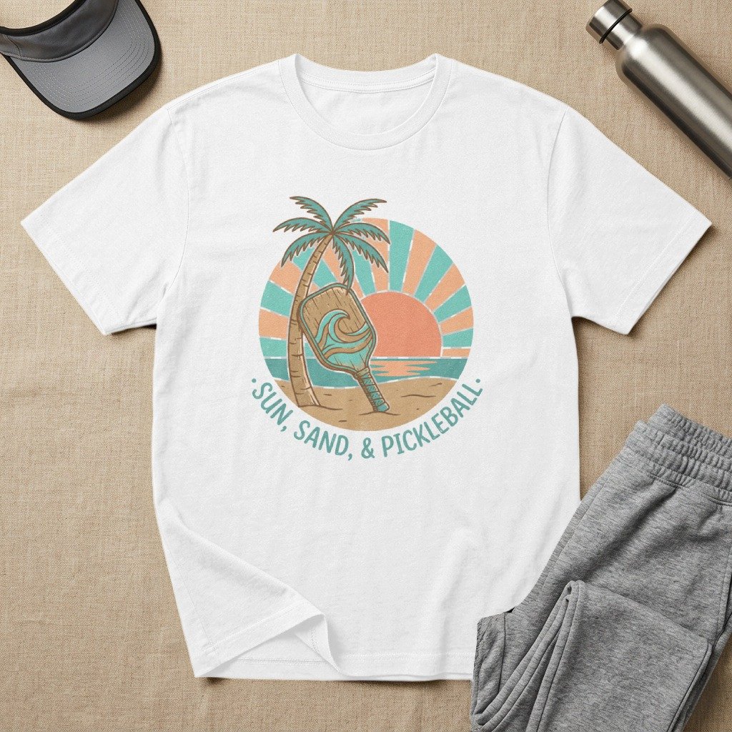 Sun, Sand & Pickleball T-Shirt
