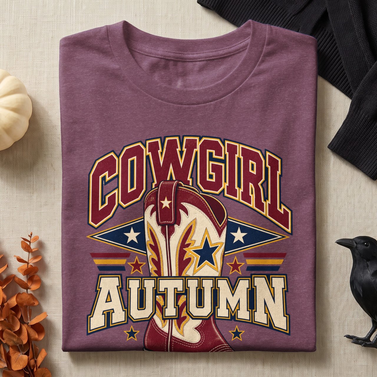 Cowgirl Autumn Tee or Sweatshirt