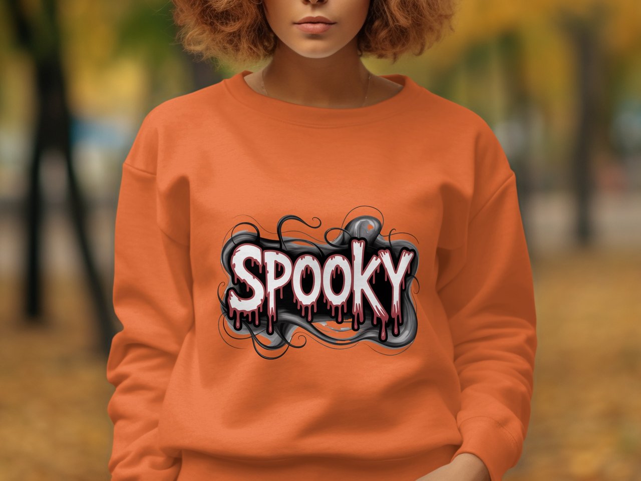 Halloween, Spooky Sweatshirt, Creepy Sweatshirt, Graphic Sweatshirt, Unique Sweatshirt, Halloween Gift, Horror Sweatshirt