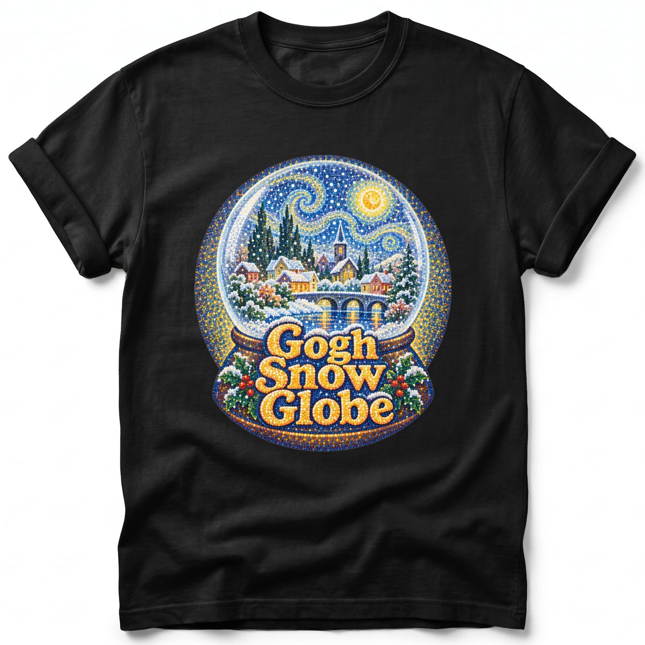 Gogh Snow Globe ~ Comfort Colors Premium Tee