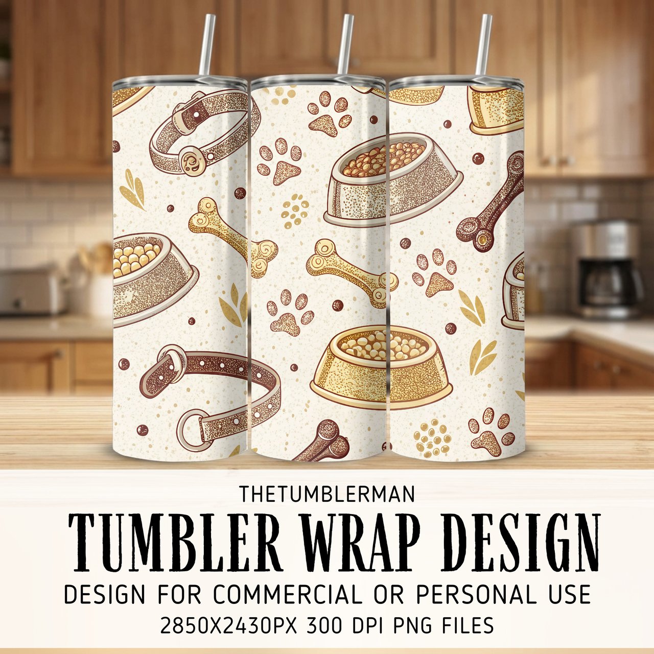 Cozy Pet Life Digital Pattern Size Bundle Png