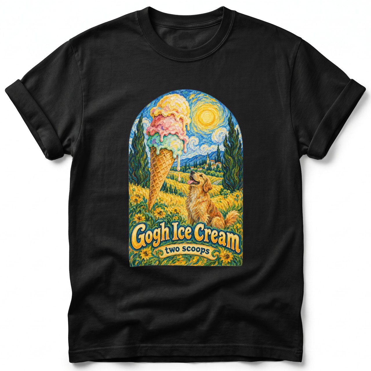 Gogh Ice Cream ~ Comfort Colors Premium Tee