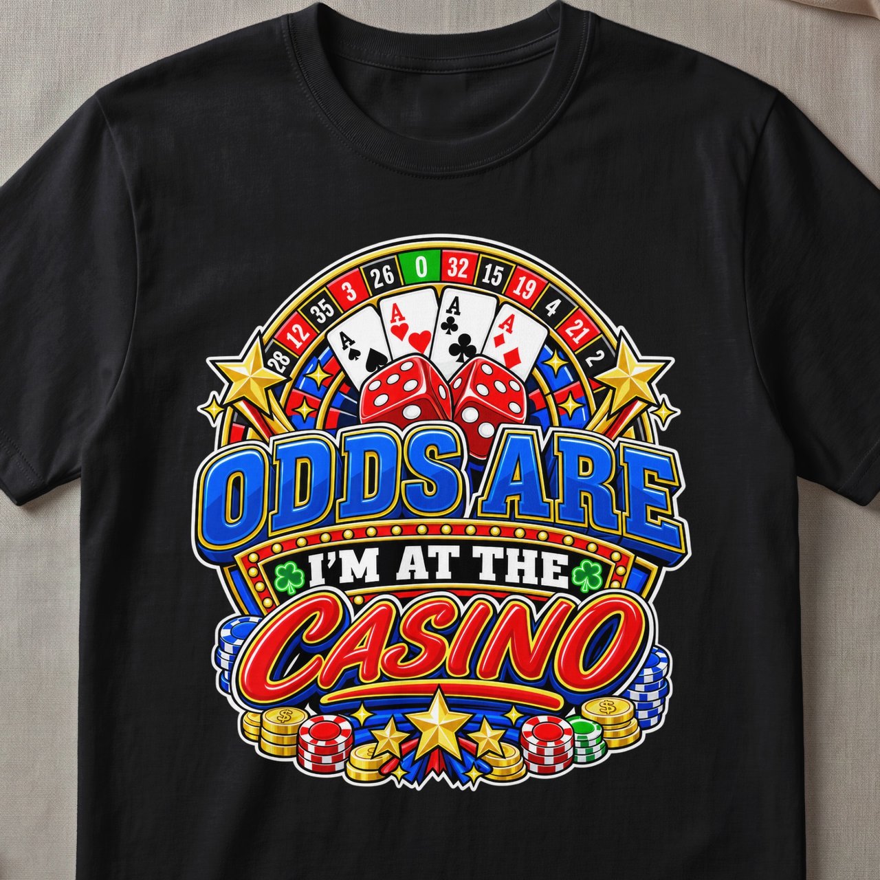 Odds Are I'm At The Casino T-Shirt