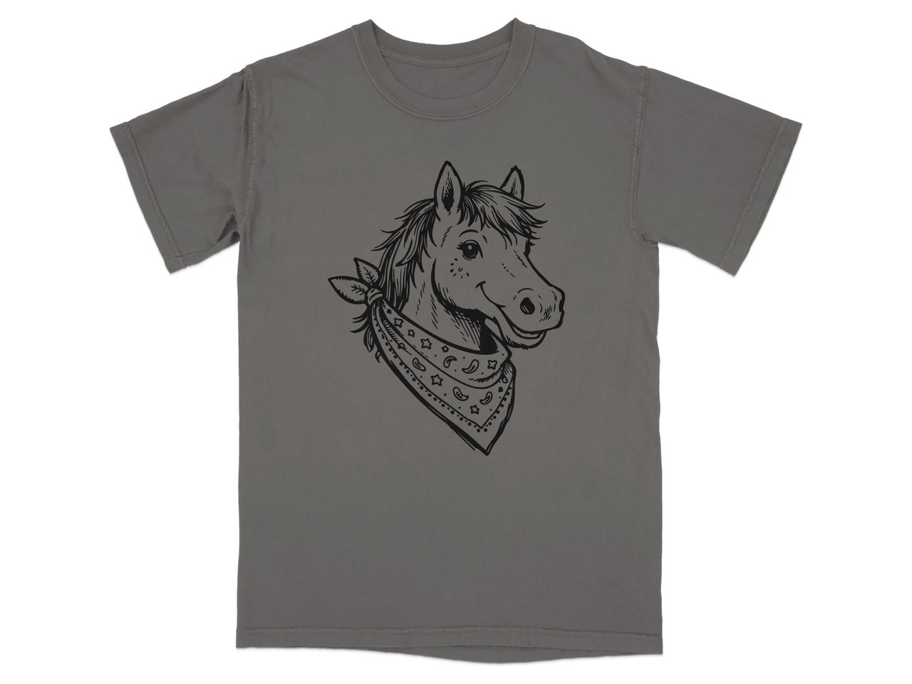 Whimsical Bandana Pony T-Shirt