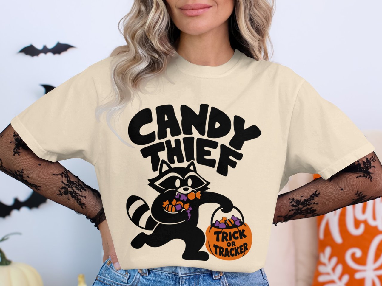 Candy Thief Raccoon Tee