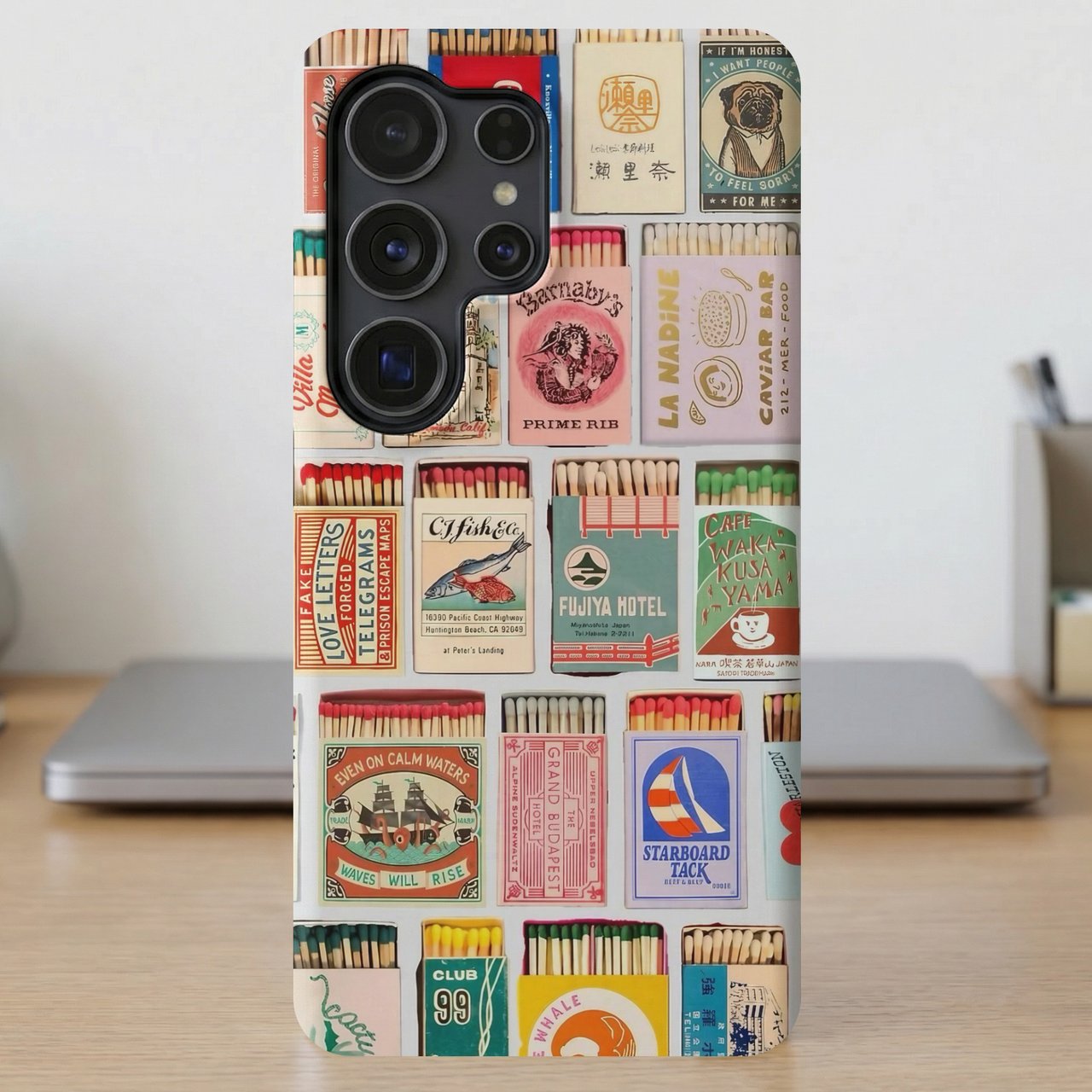 Vintage Matchbook Collage MagSafe® Phone Case