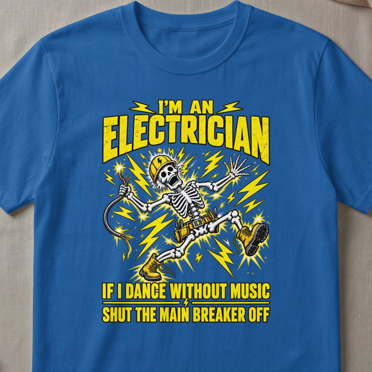Funny Electrician Breaker Tee