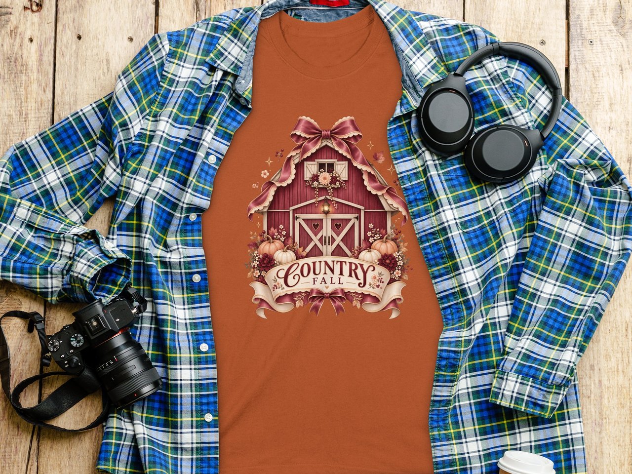 Country Fall Barn Tee or Sweatshirt