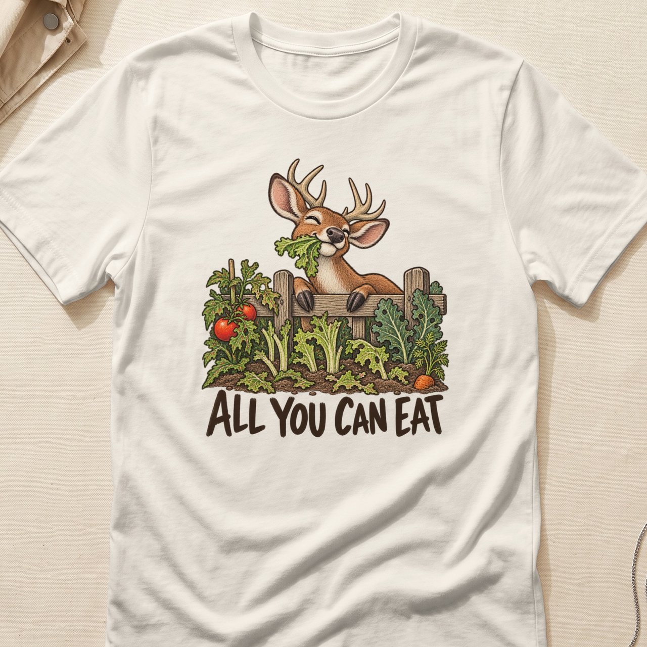 All You Can Eat Deer Garden Tee