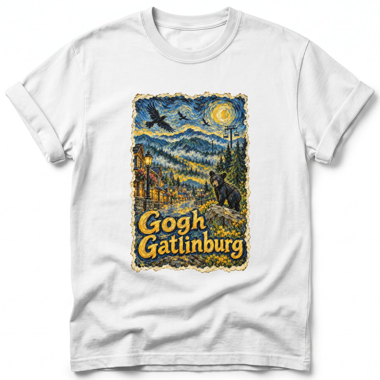 Gogh Gatlinburg ~ Comfort Colors Premium Tee