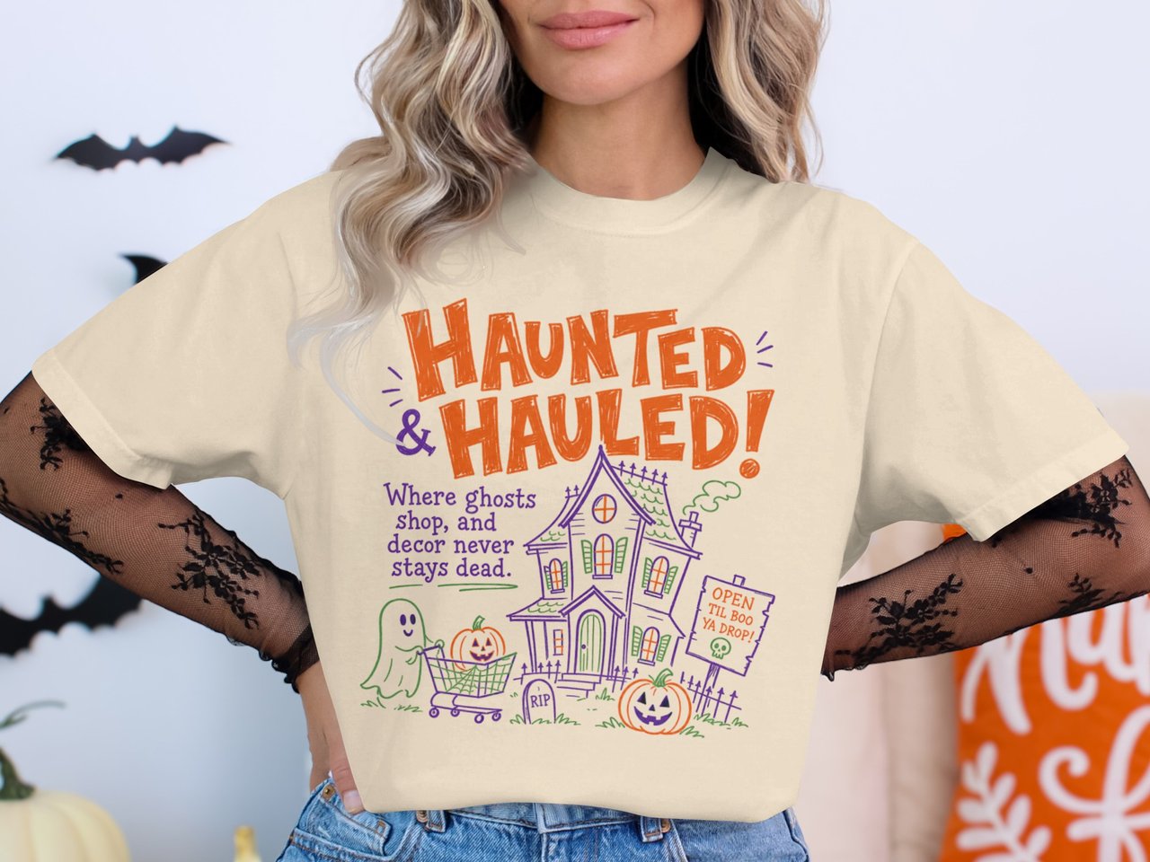 "Haunted & Hauled" Festive T-Shirt