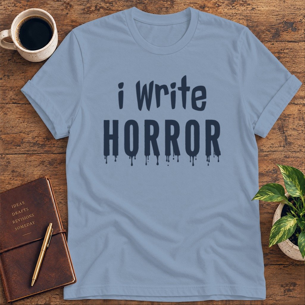 I Write Horror Softstyle Tee
