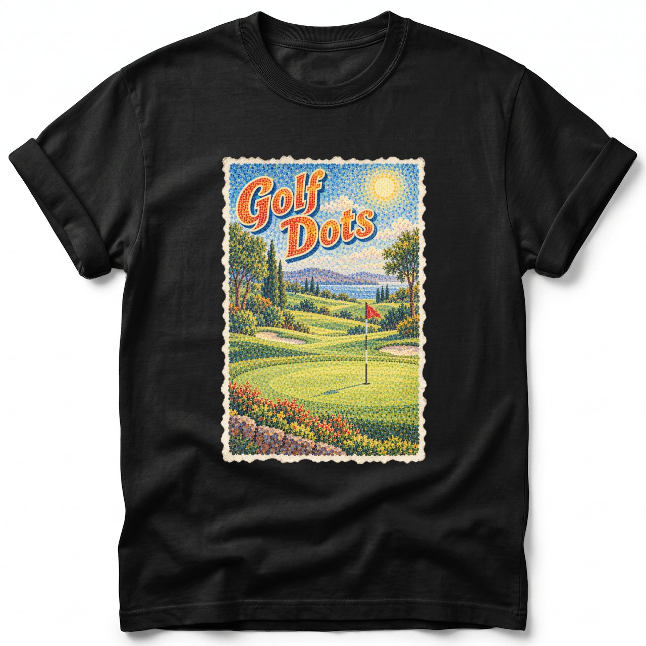 Golf Dots ~ Comfort Colors Premium Tee
