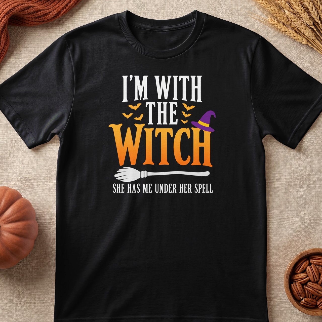 I'm With The Witch Tee