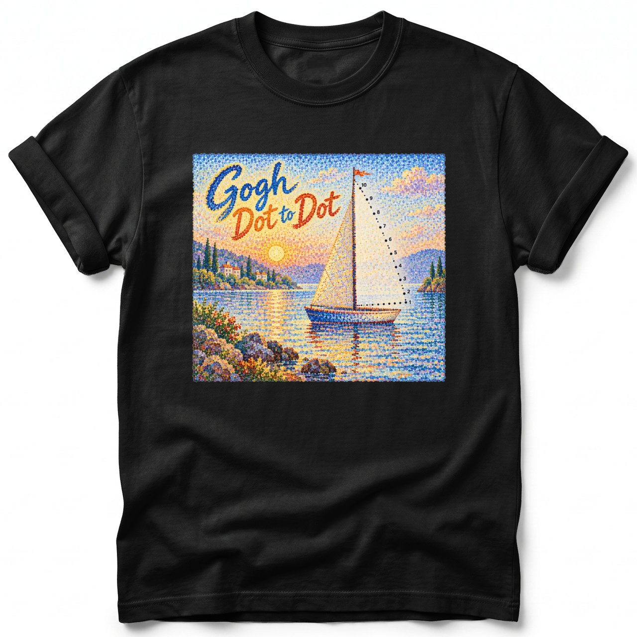 Gogh Dot to Dot ~ Comfort Colors Premium Tee