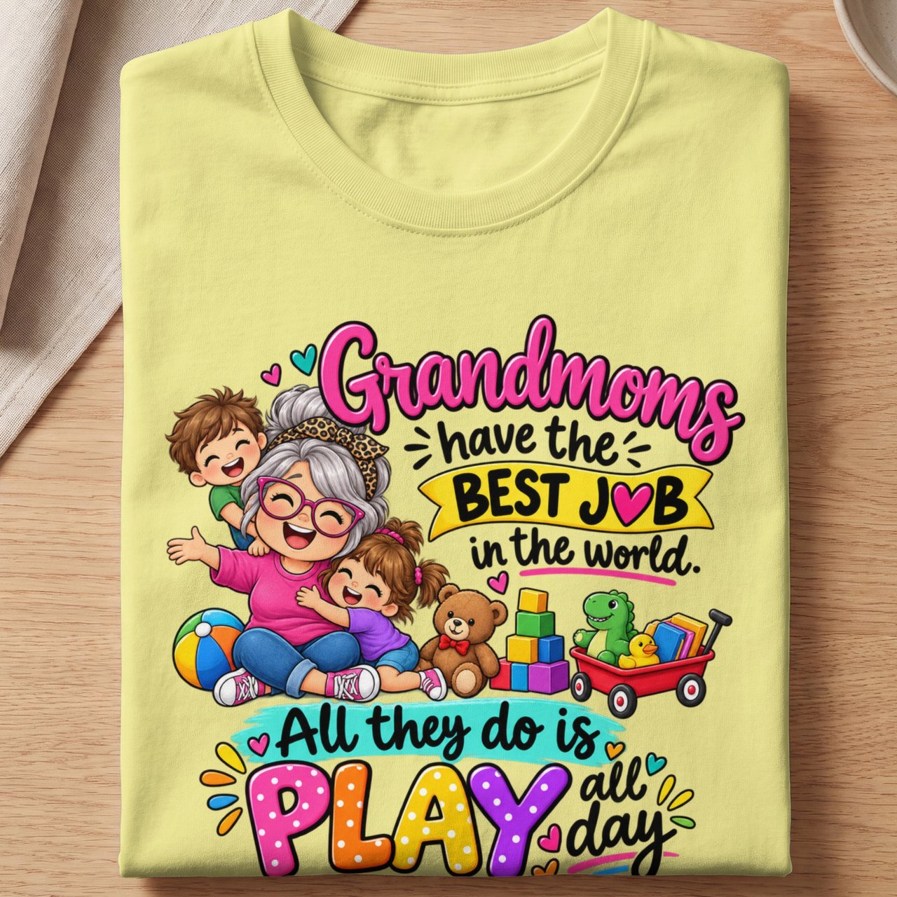 Grandmoms Best Job Tee