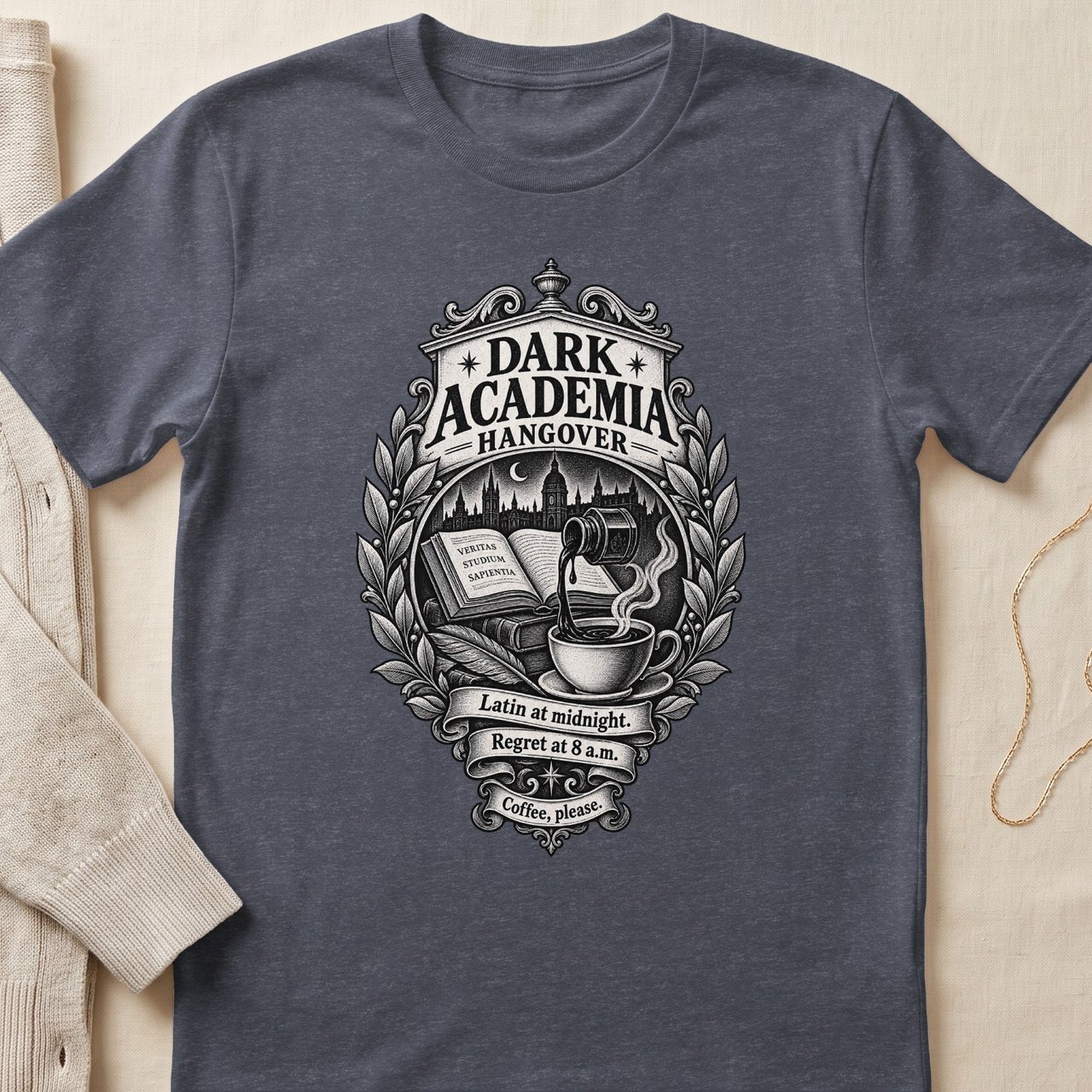 Dark Academia Hangover Tee