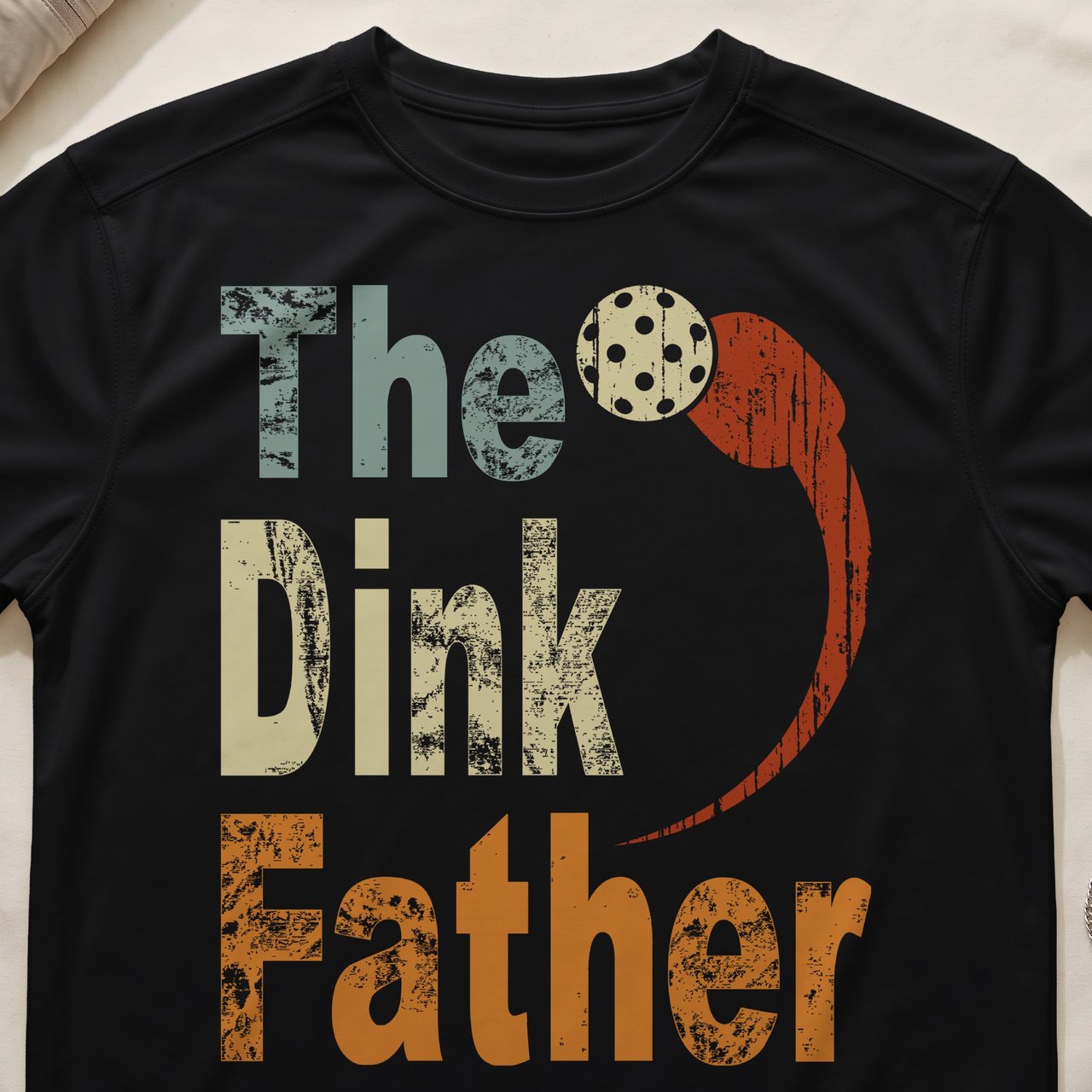 Pickleball Sport-Tek Performance Tee, The Dink Father, Court Apparel