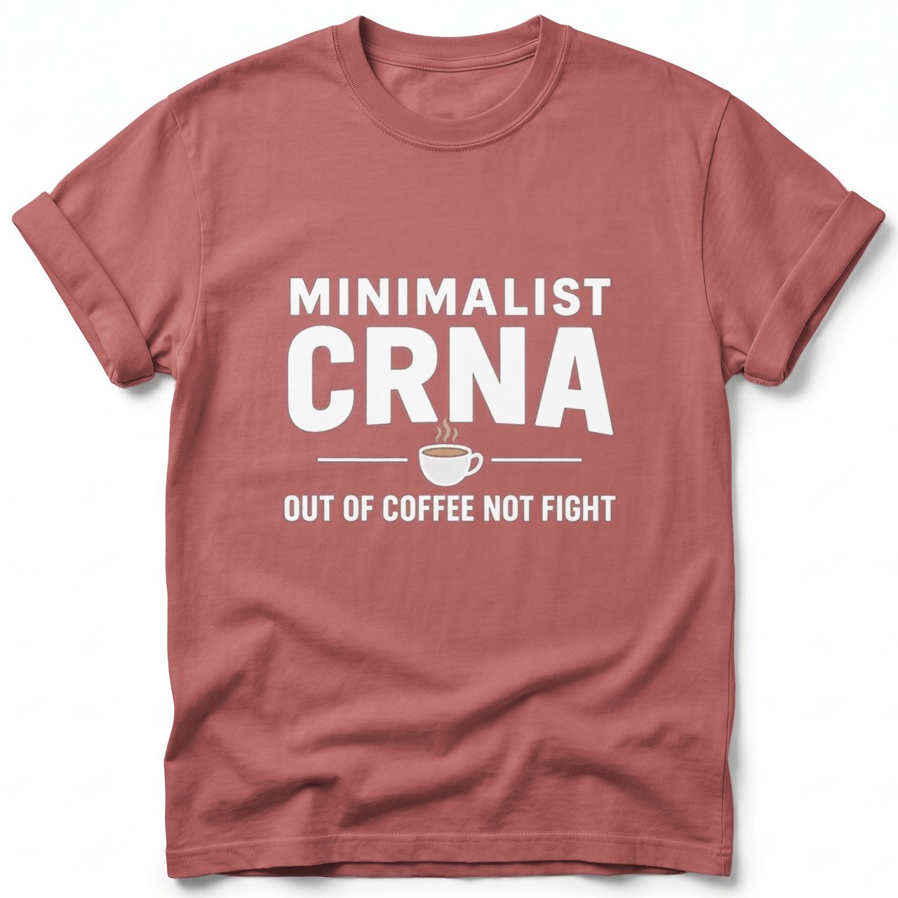 Minimalist CRNA Coffee Tee