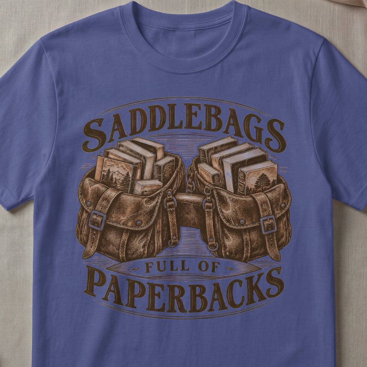 Saddlebags Full of Paperbacks Tee
