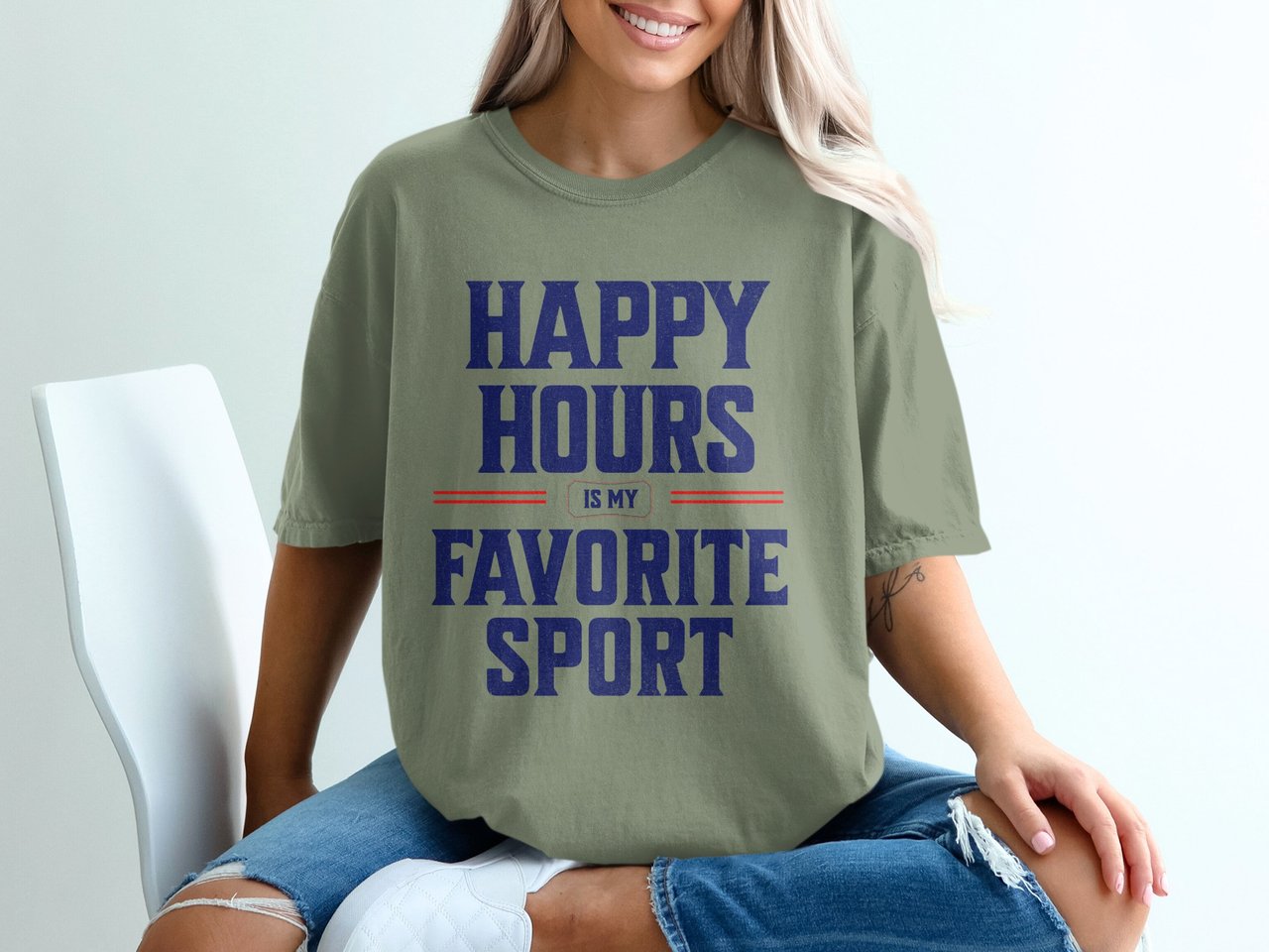 Happy Hours Is My Favorite Sport Tee