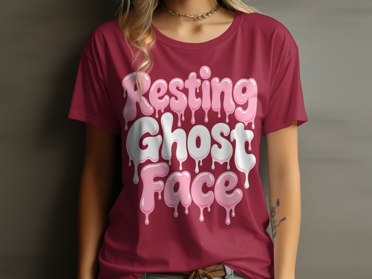 Resting Ghost Face Tee