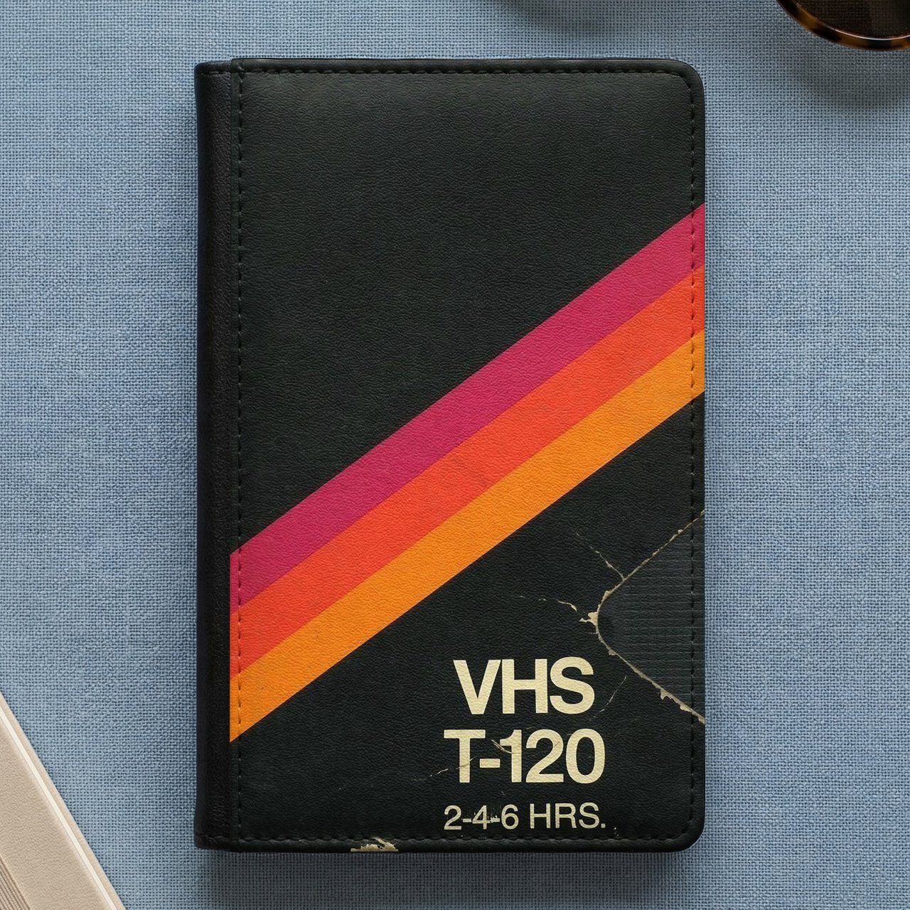 Retro VHS Tape Passport Cover