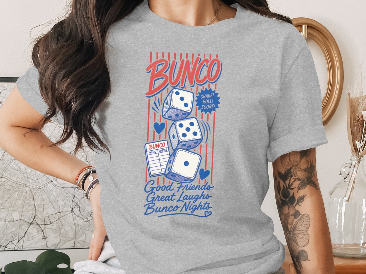 Bunco Night Retro Fun T-Shirt