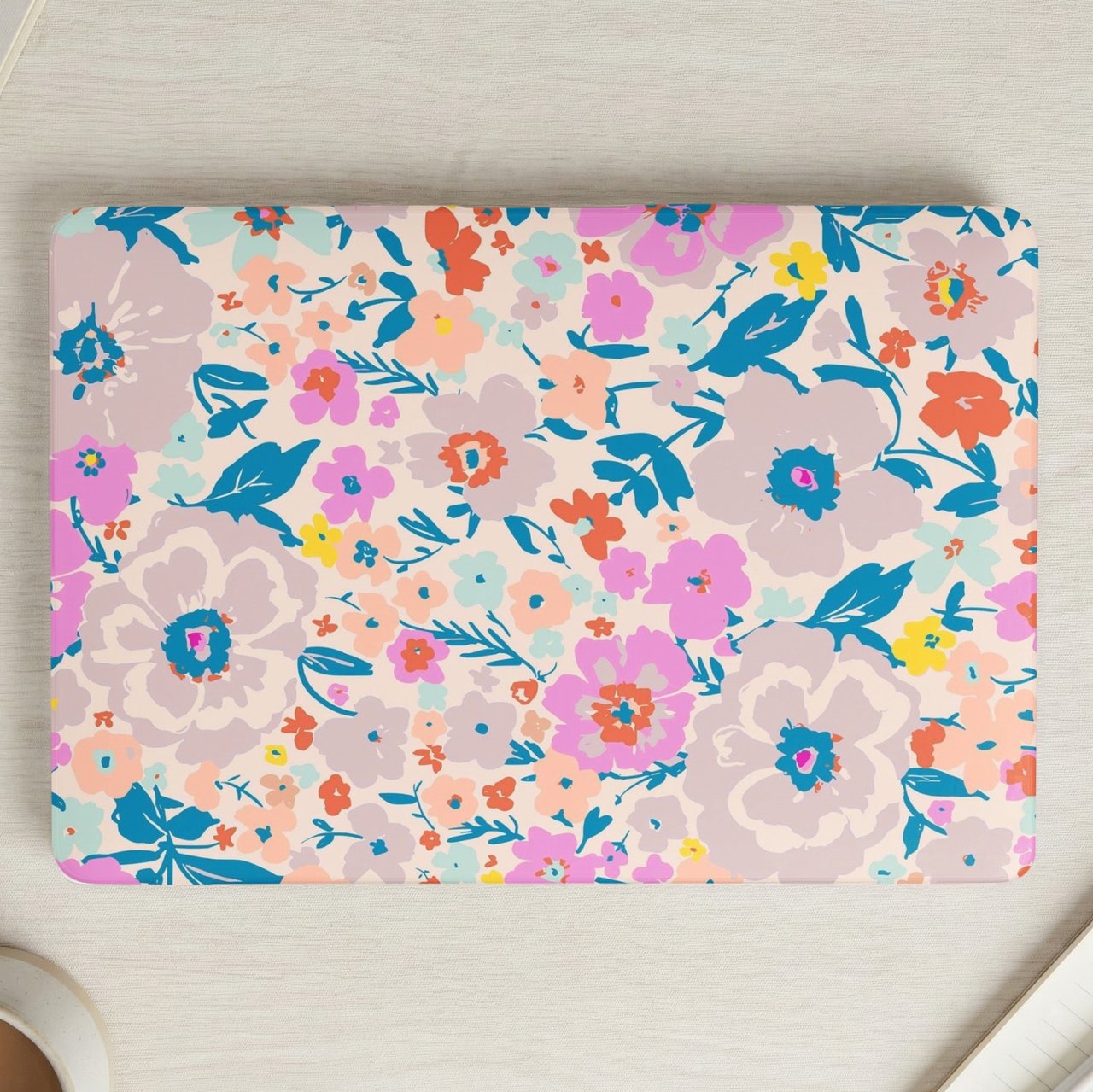 Pastel Wildflower MacBook Case